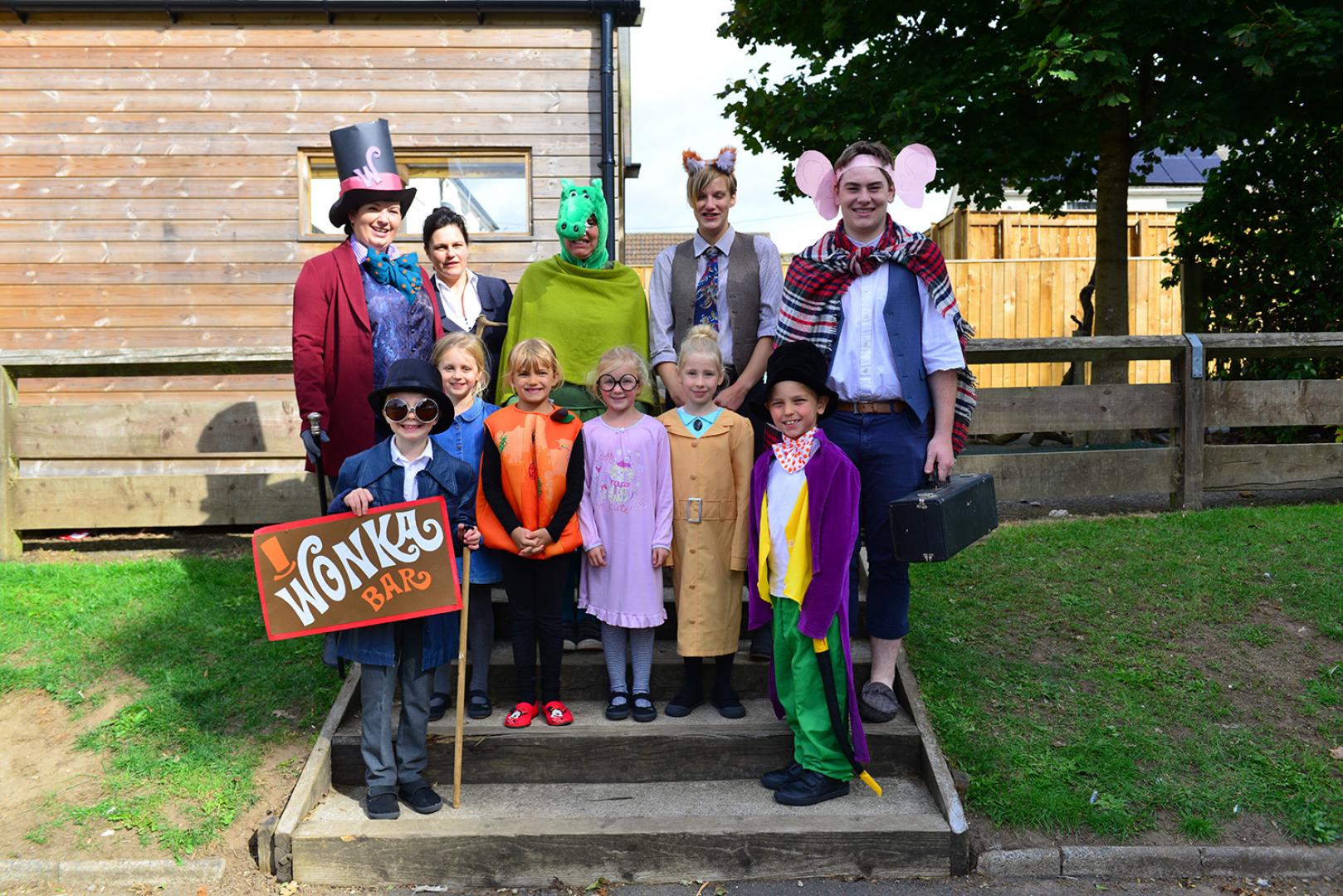 Pupils celebrate the genius of Roald Dahl