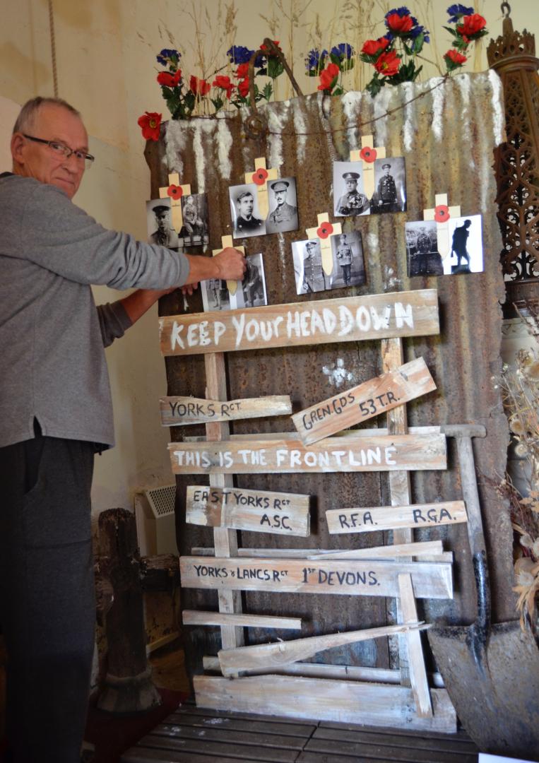 Flower festival marked centenary of First World War armistice
