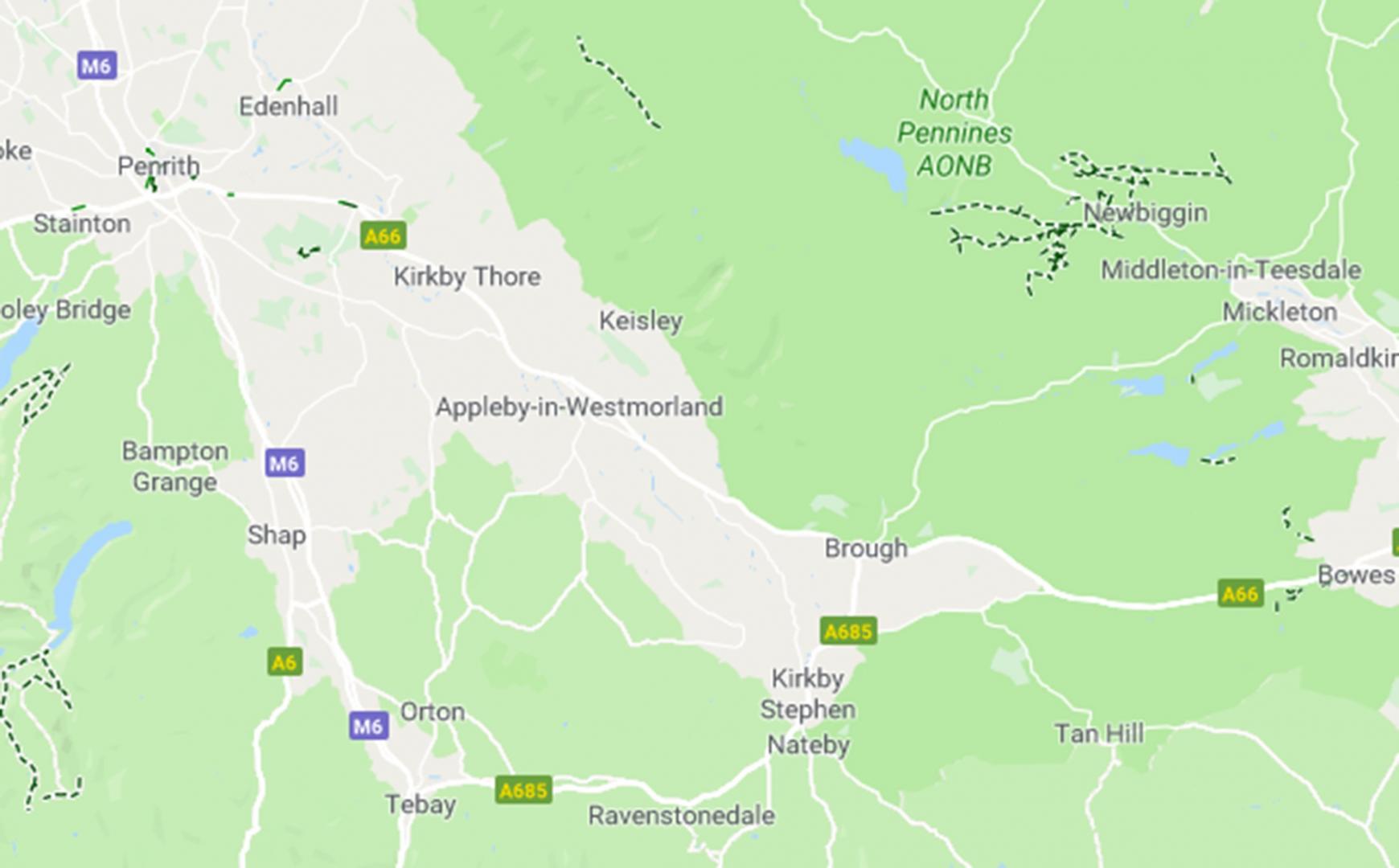 The A66 has now reopened in all directions after vehicles were blown over