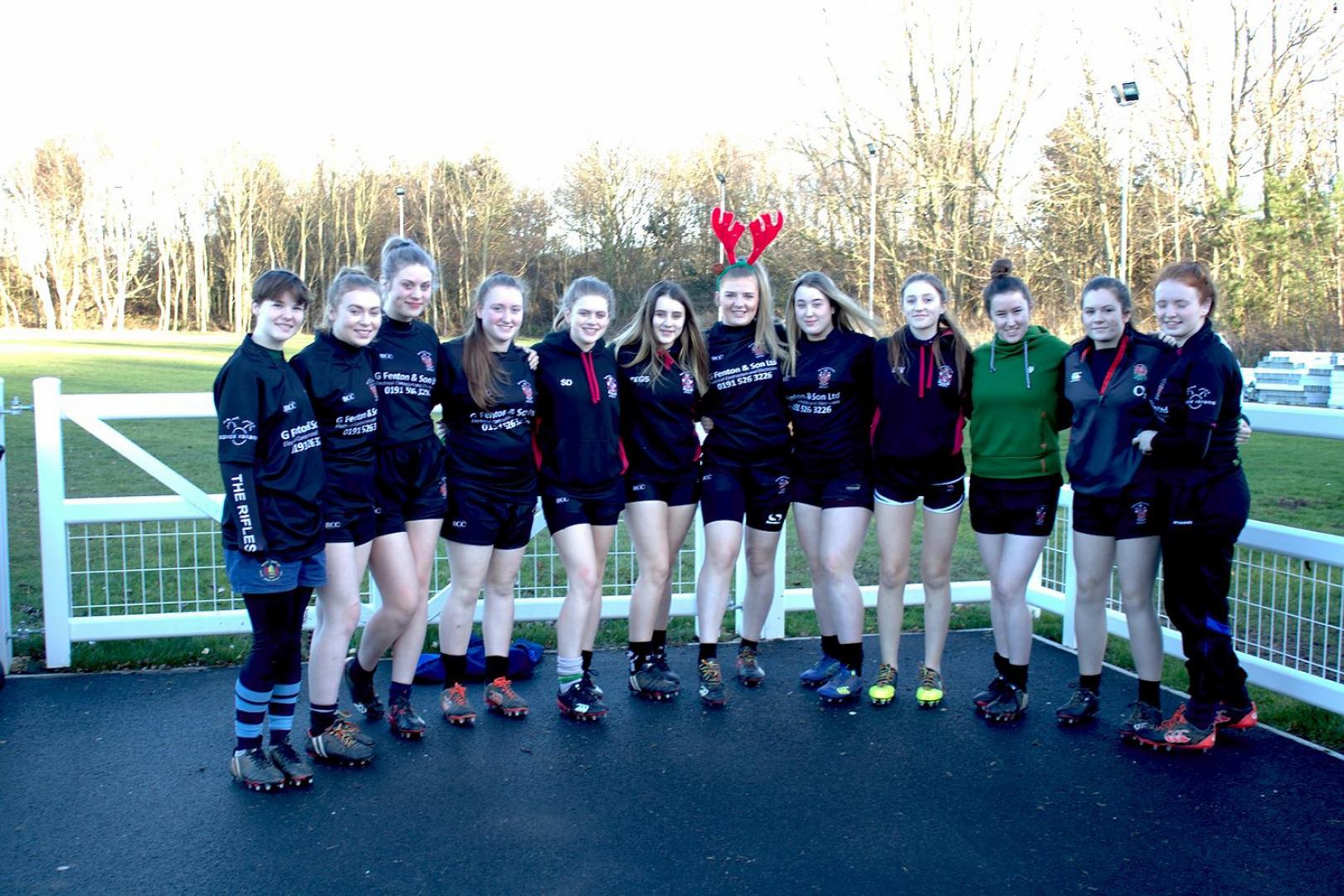 Ladies rugby team Gatorz sign off for 2018 with a good win