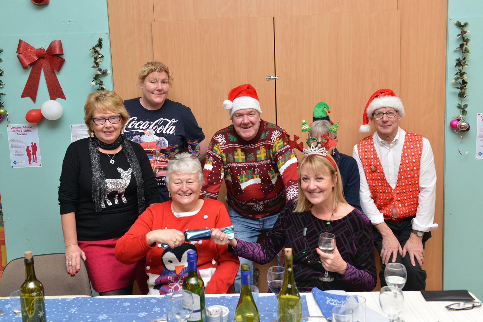 Lunch club gets into the festive spirit at community centre