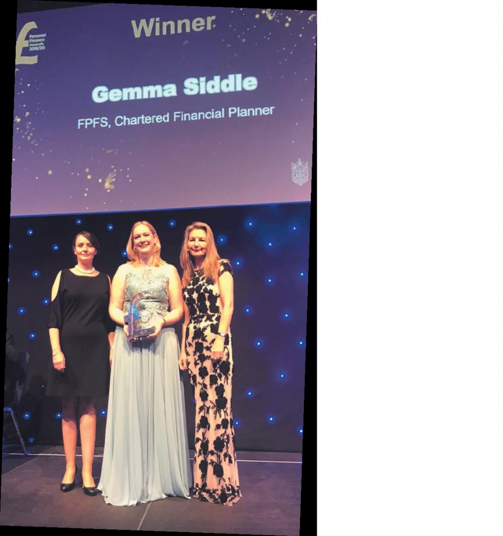 Finance expert’s hard work adds up to success as Gemma bags top award