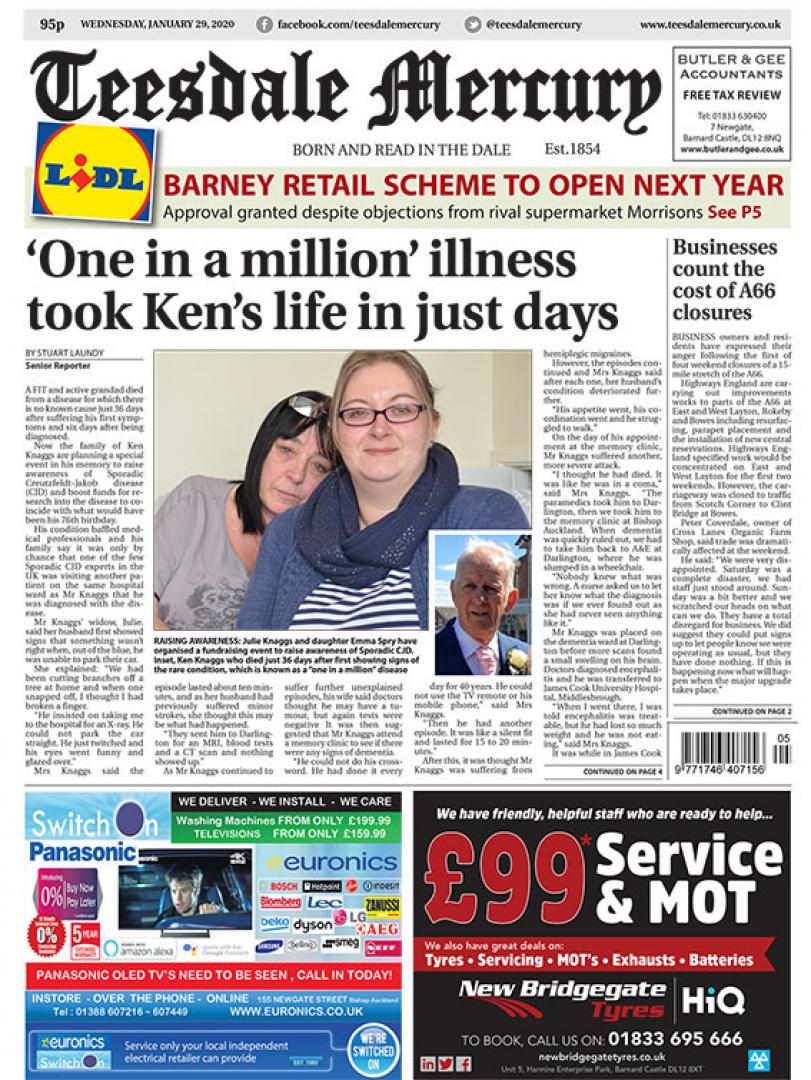 Headlines in this week’s Mercury