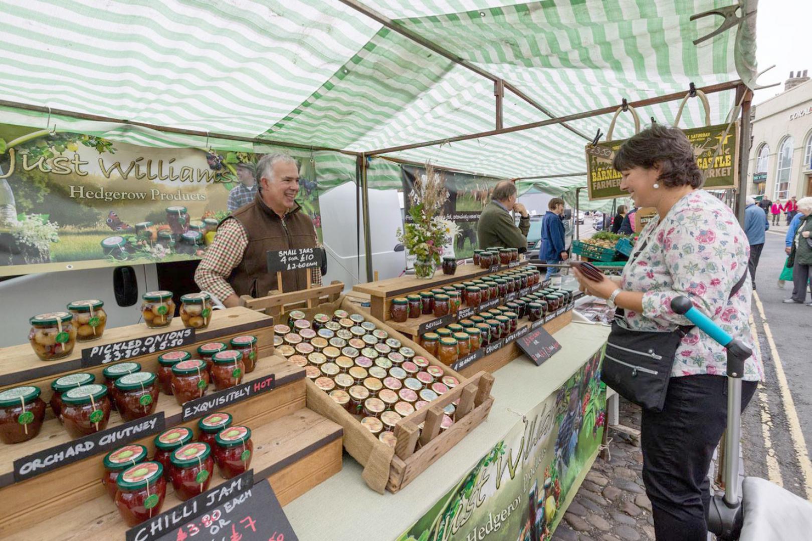 Farmers’ market is back up and running in Barney