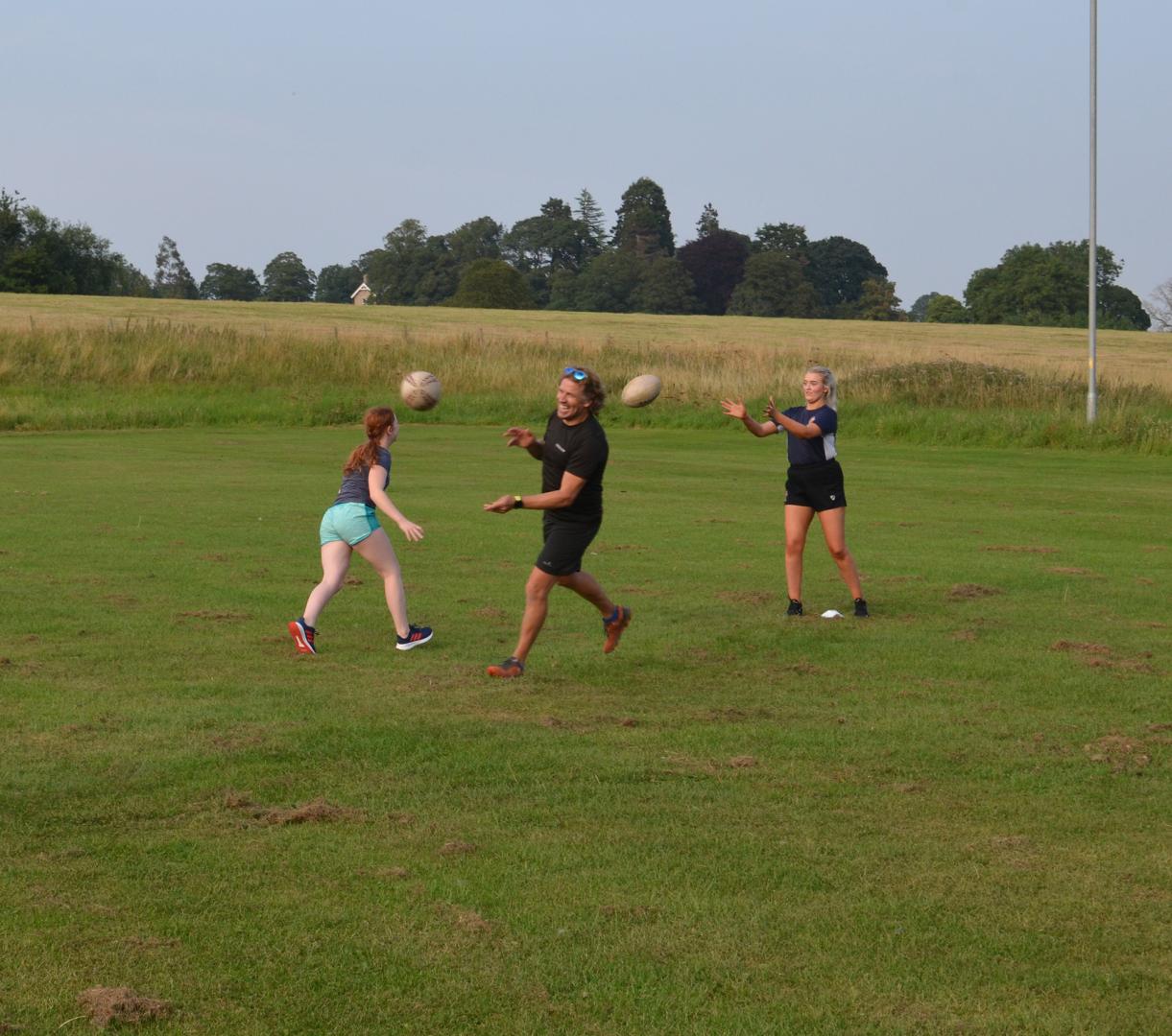Town’s lady rugby players back in action on Wednesday nights