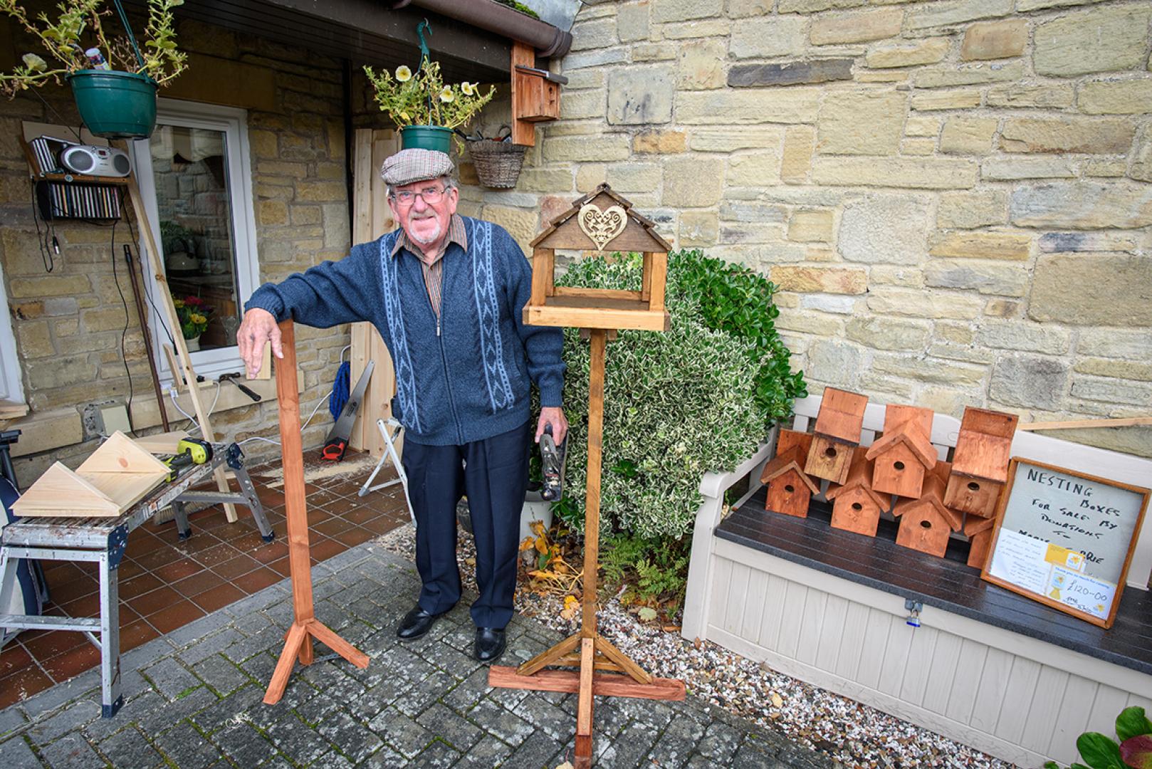 Bird man’ of Barney’s nest boxes help feather charity’s nest