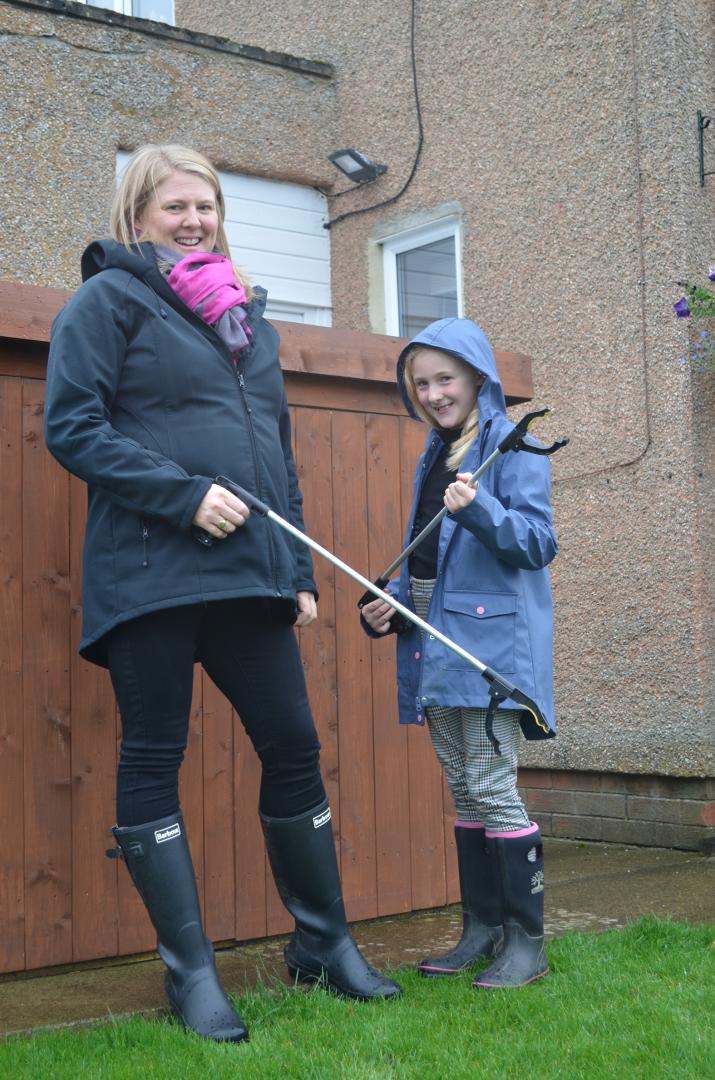 Phoebe inspires half term litter pick to clean up town