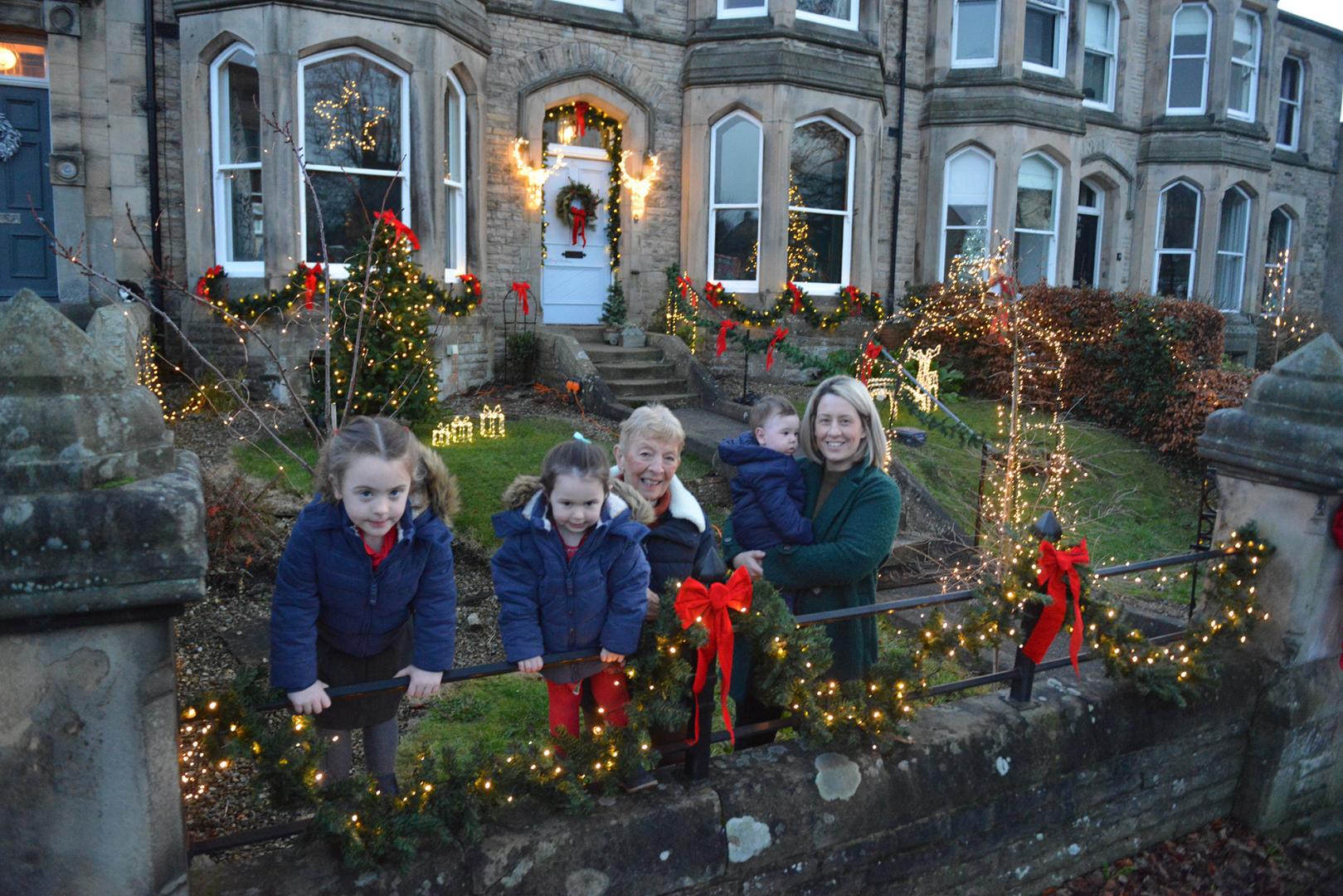 Barney family lights up their ‘Christmas house’