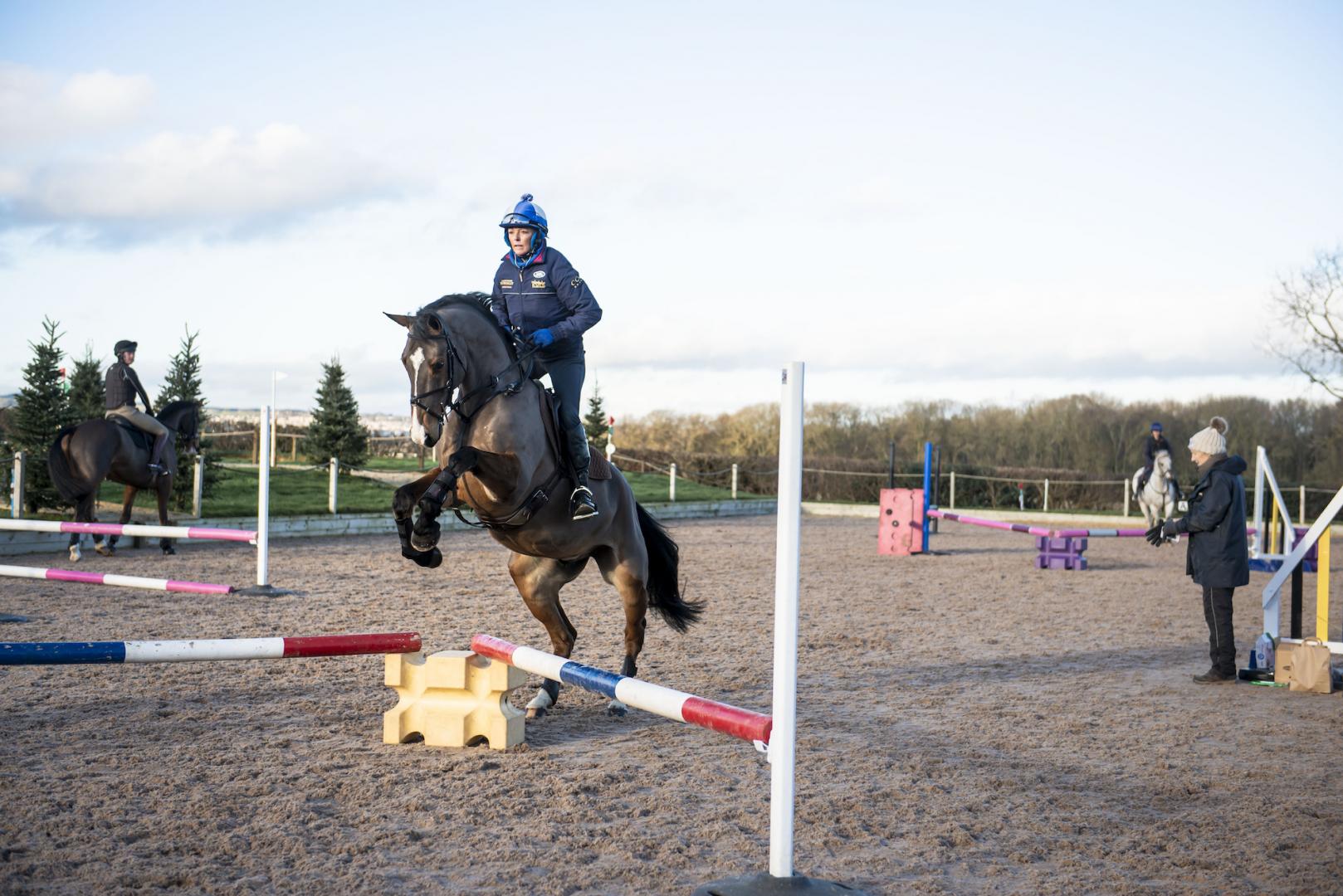 Olympic star’s seal of approval for improvements at equestrian centre