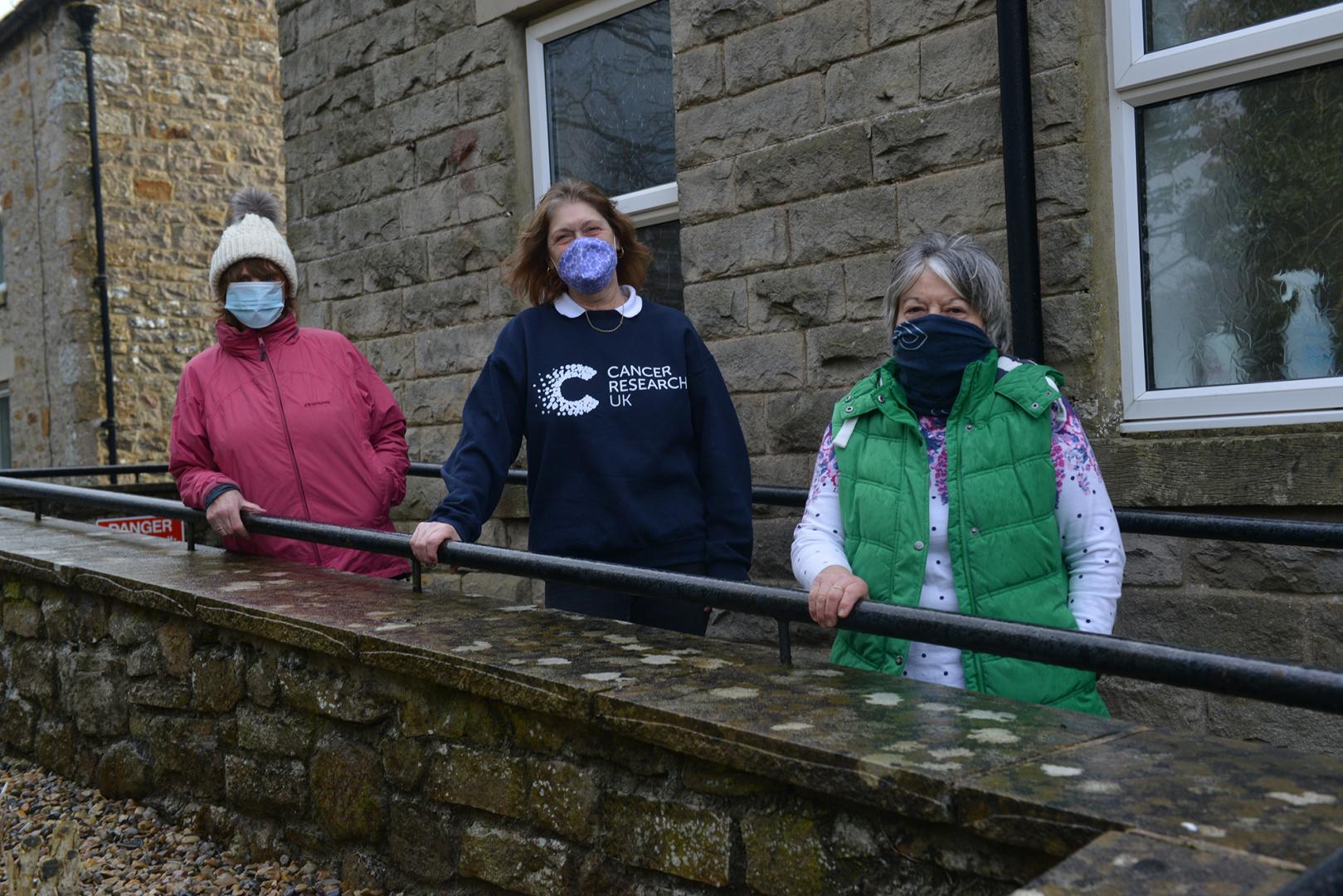 Supporters step out to raise cash for cancer charity