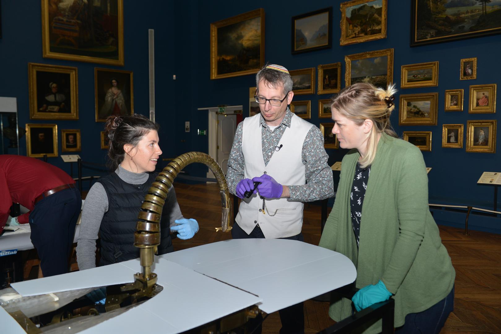 Experts in awe as the iconic Silver Swan is taken apart