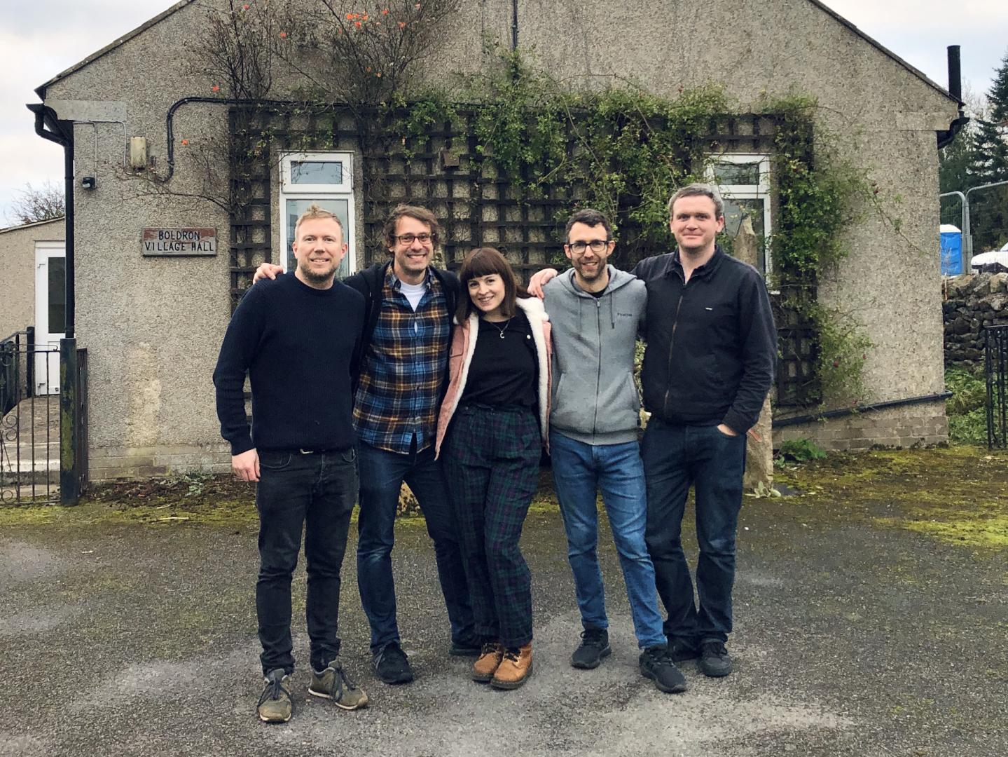 Bands new album is completed in dale village hall