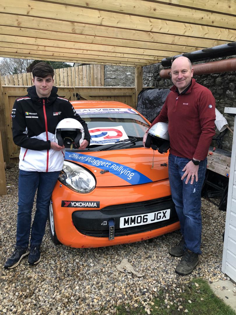 Life in the fast lane for teenage rally driver