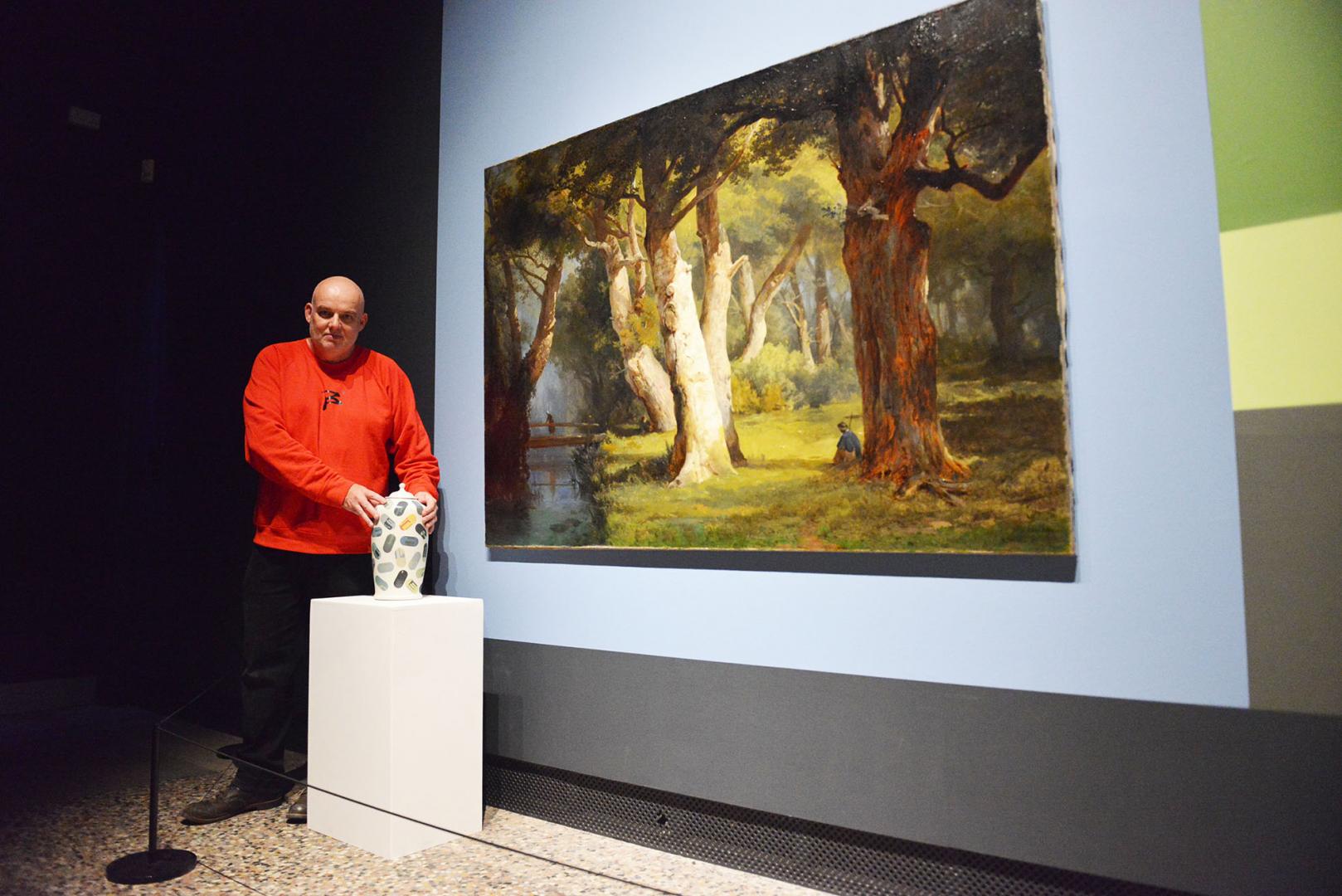Ancient and modern meet in a blaze of colour for exhibition