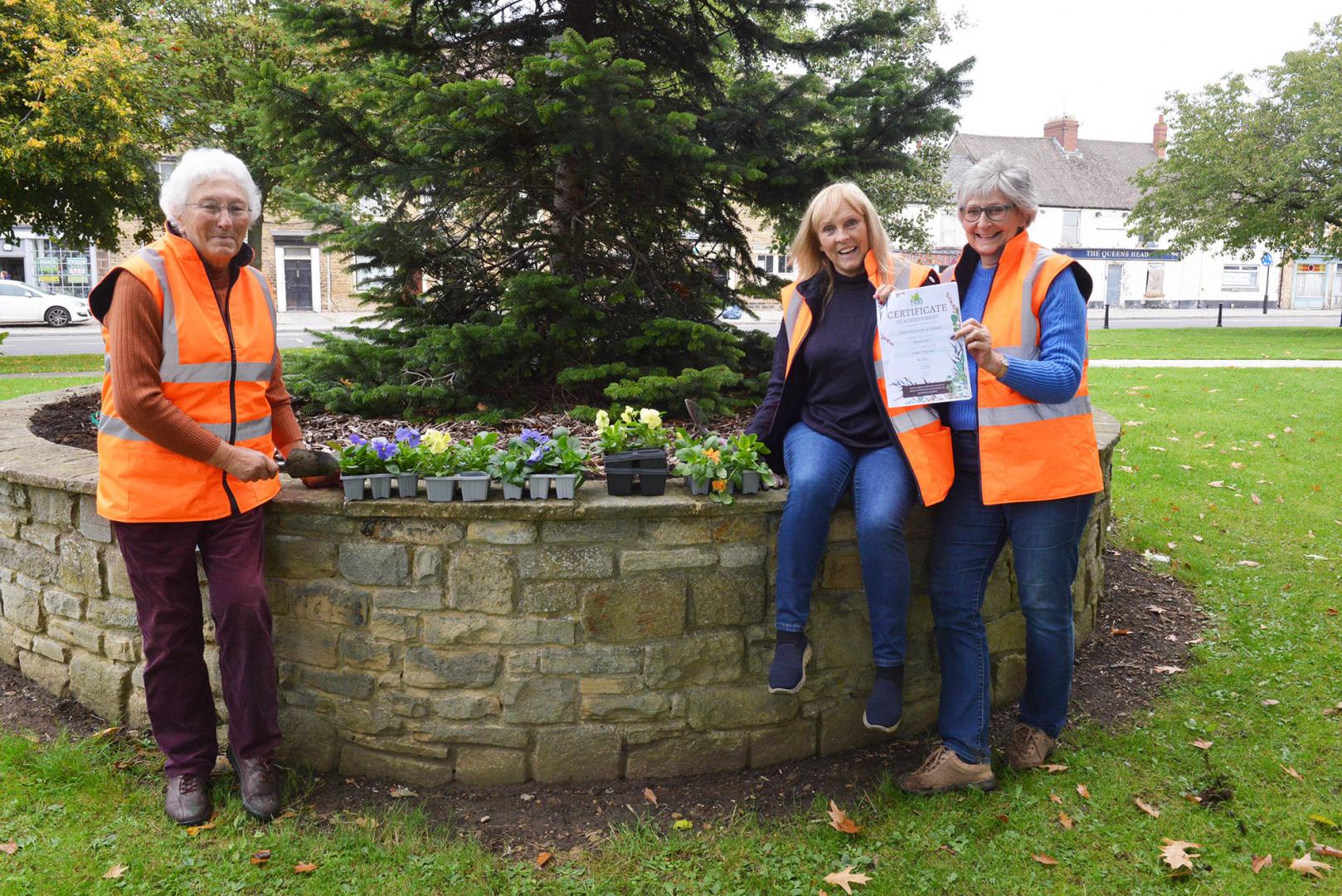West Auckland in Bloom volunteers scoop top award