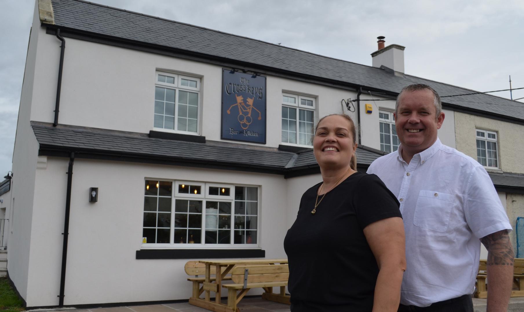 Delight as couple come to rescue of their local pub