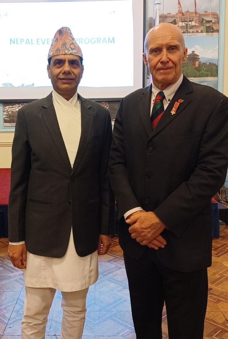 Mountaineer Alan helping to promote tourism in Nepal