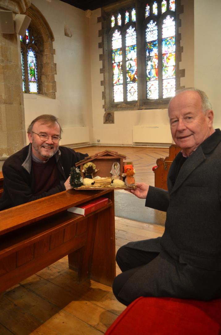 Models of nativity cribs go on display at Barney church