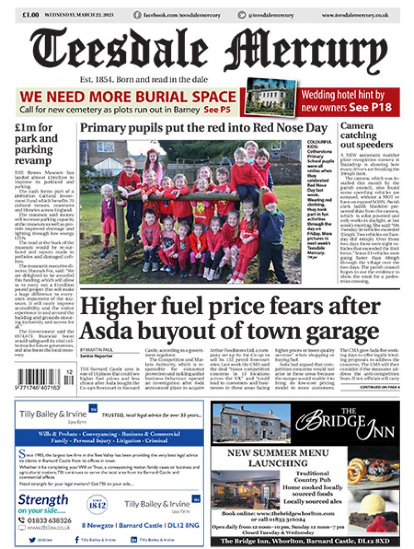 This week’s Teesdale Mercury is out today – born and read in the dale