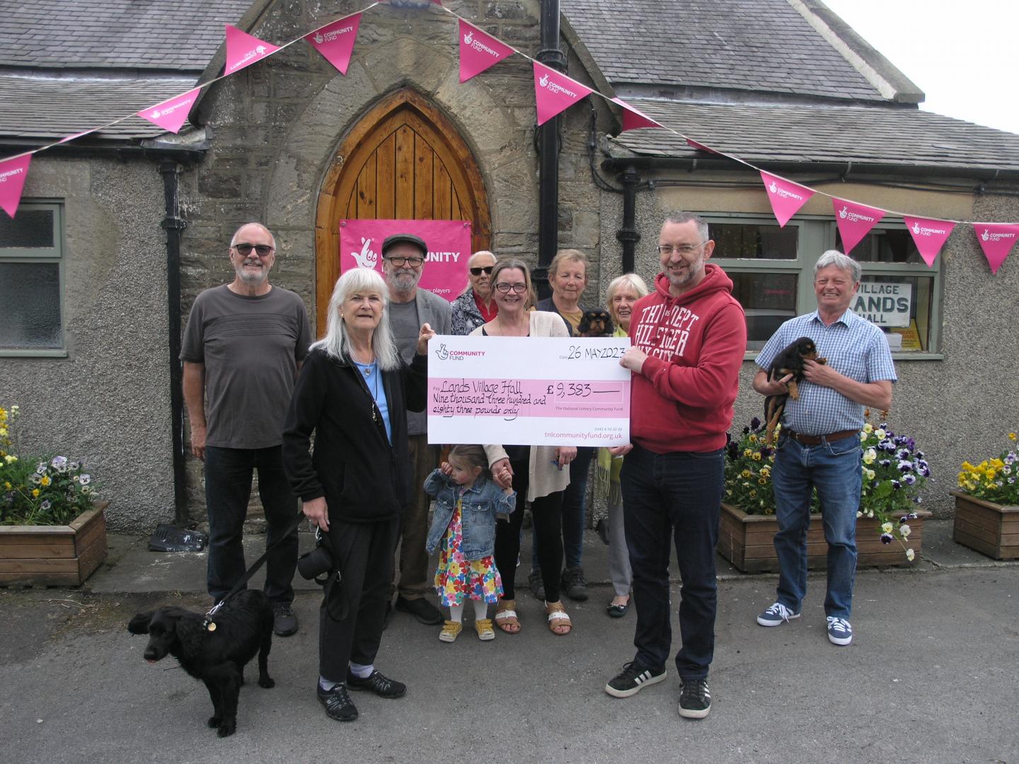 Cooking up a storm with funding aid for Lands Village Hall