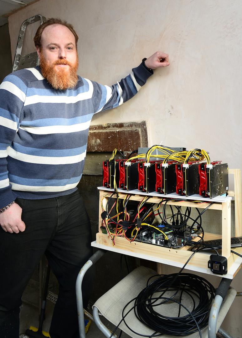 Computer expert goes ‘mining’ for digital currency