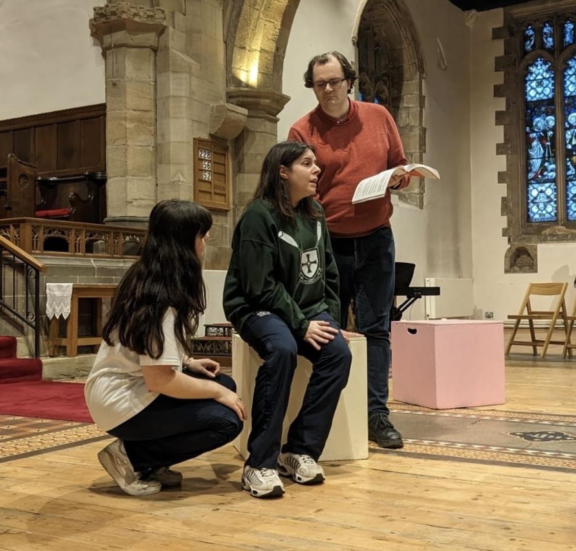 Adding drama into the Passion…