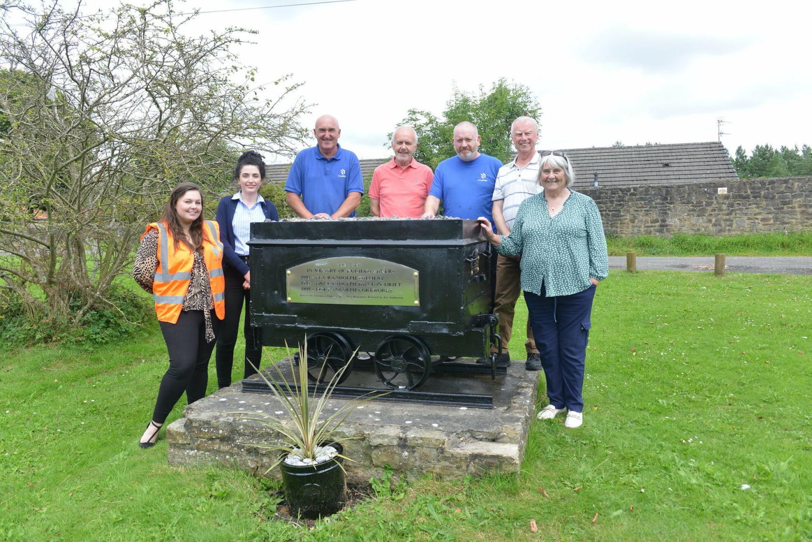 Landmark to village’s mining heritage is restored to former glory