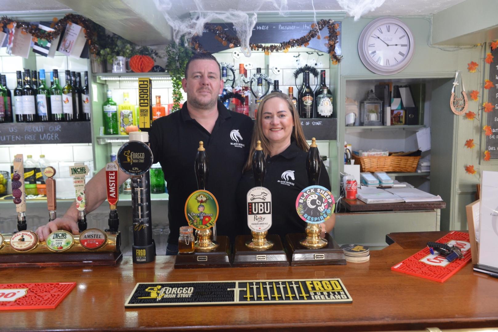 Couple raise a glass to new life in Ingleton… and its pub