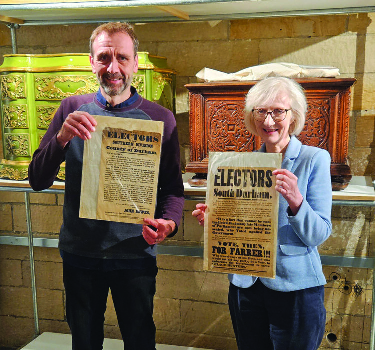 Historic election posters added to archive at The Bowes Museum