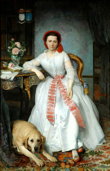 Bicentenary: Joséphine Bowes in a 1850 portrait by Antoine Dury