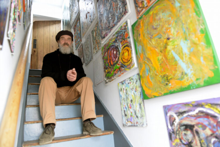 David Deaves has transformed his Harwood home into an art gallery. Peases Cottage is open Saturdays and Sundays, from noon to 6pm