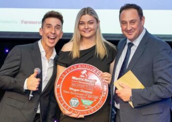 Megan Dawson named new auctioneer of year