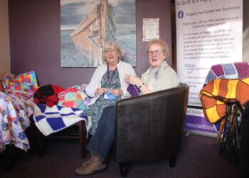 Kind knitters create blankets for children in need